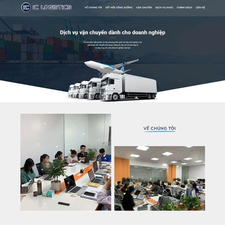 Mẫu Website CÔNG TY VẬN CHUYỂN 03