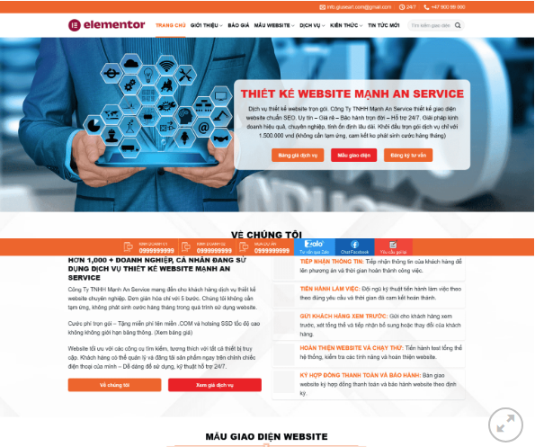 Mẫu Website BÁN CODE