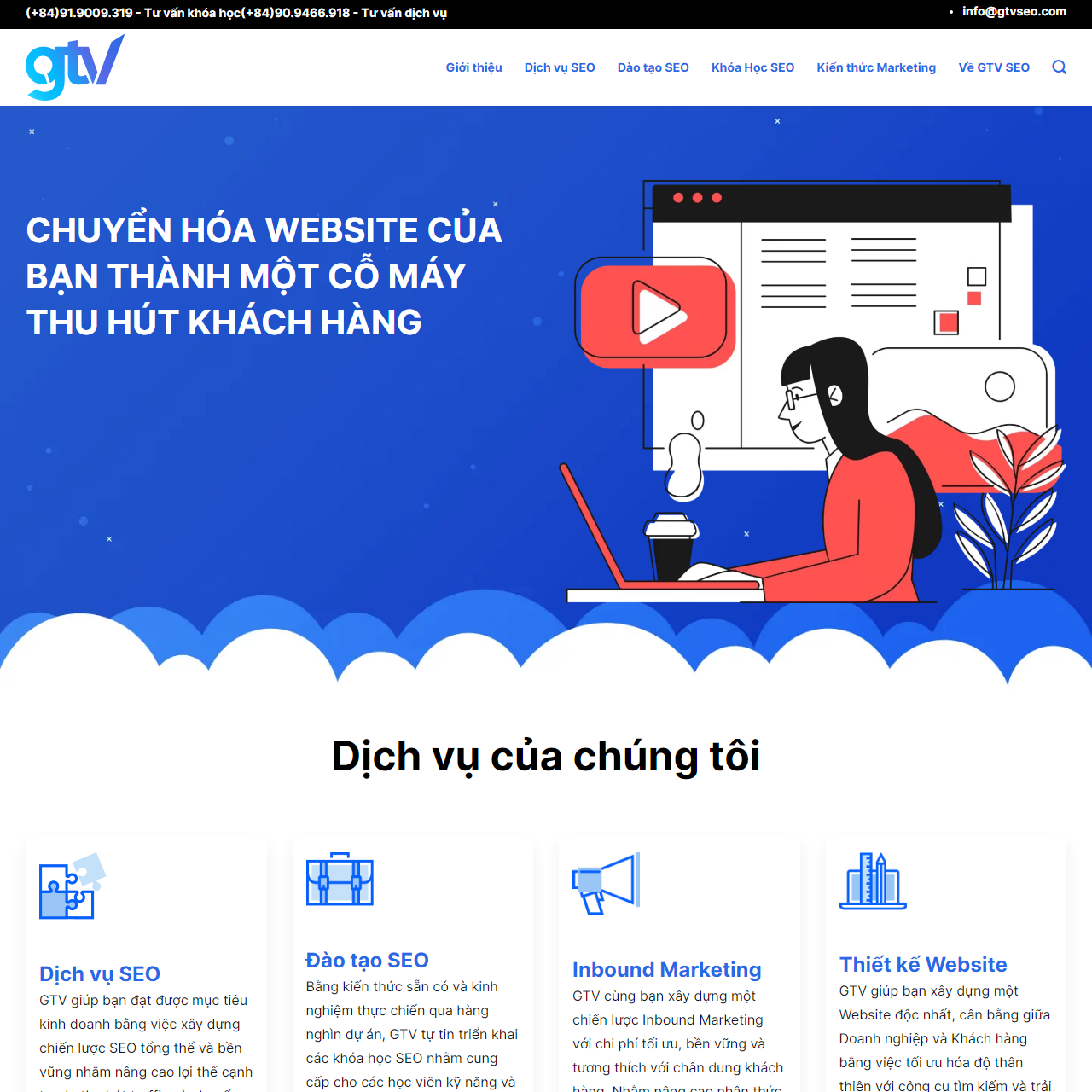 Mẫu Website CÔNG TY DỊCH VỤ SEO