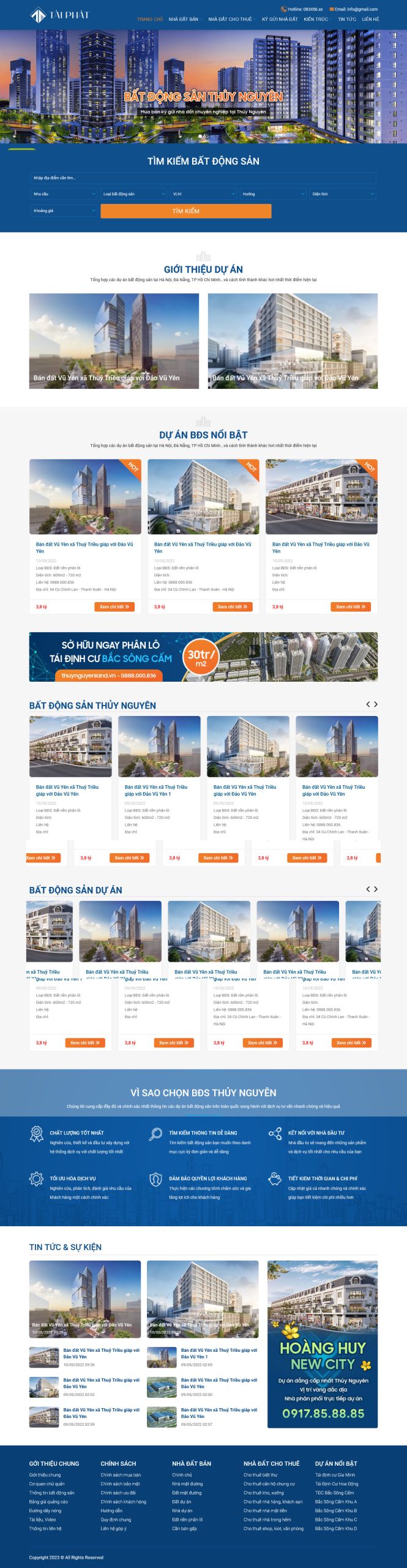 Mẫu Website BẤT ĐỘNG SẢN 25 (Sao chép)