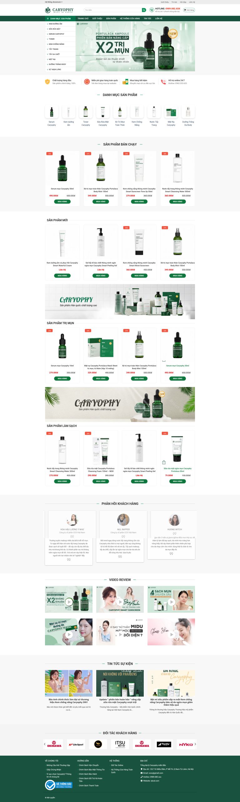 Mẫu Website MỸ PHẨM 9 (Sao chép)