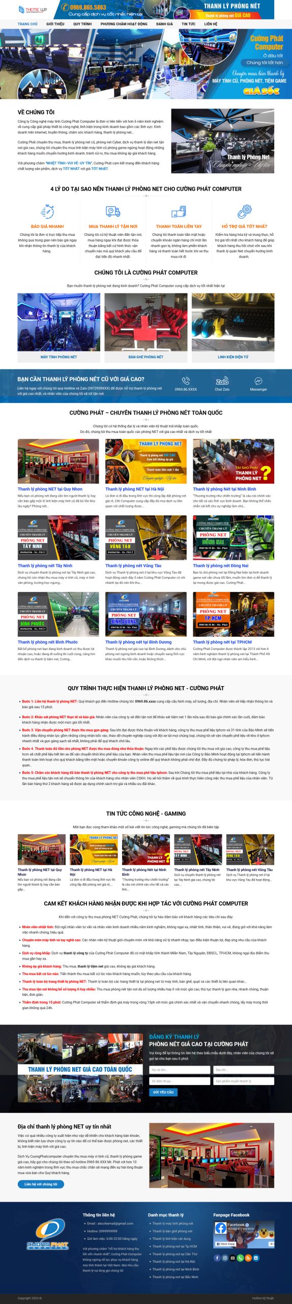 Mẫu Website DỊCH