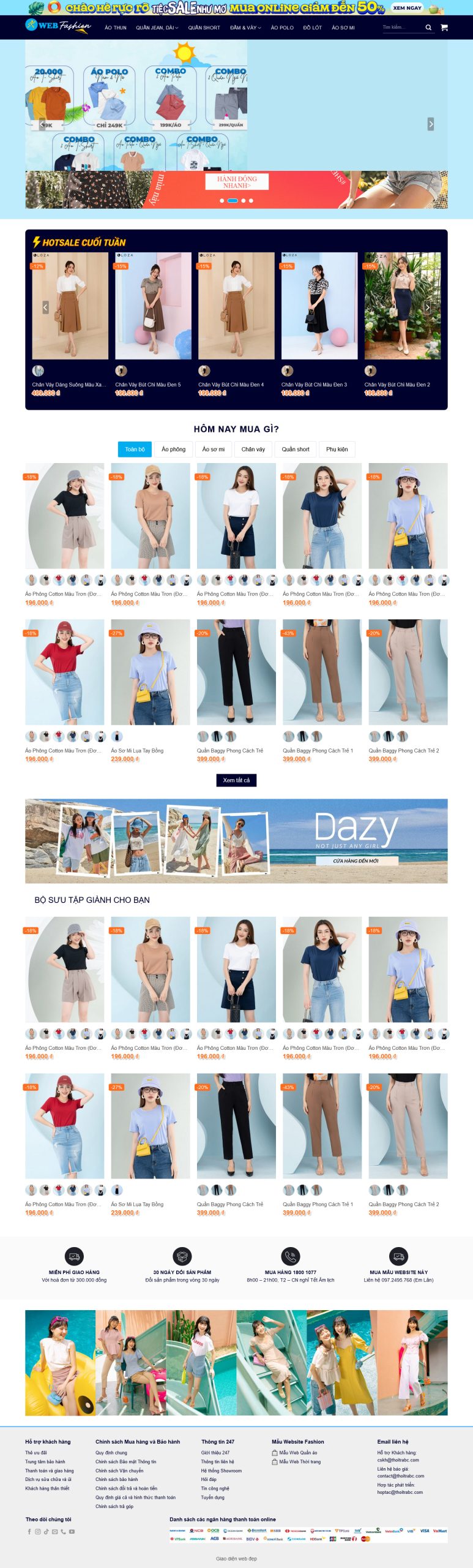 Mẫu Website KINH DOANH THỜI TRANG 4