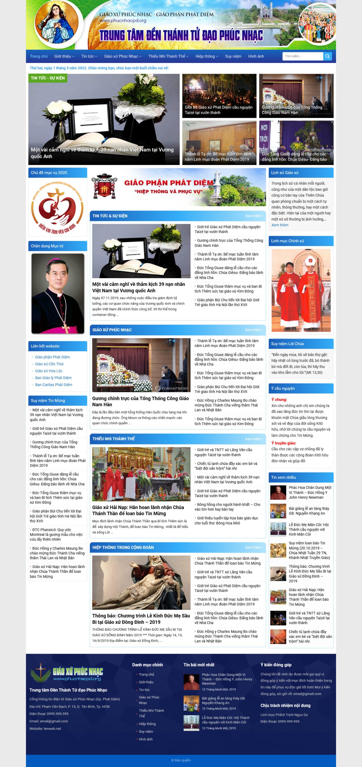 Mẫu Website TIN TỨC 8