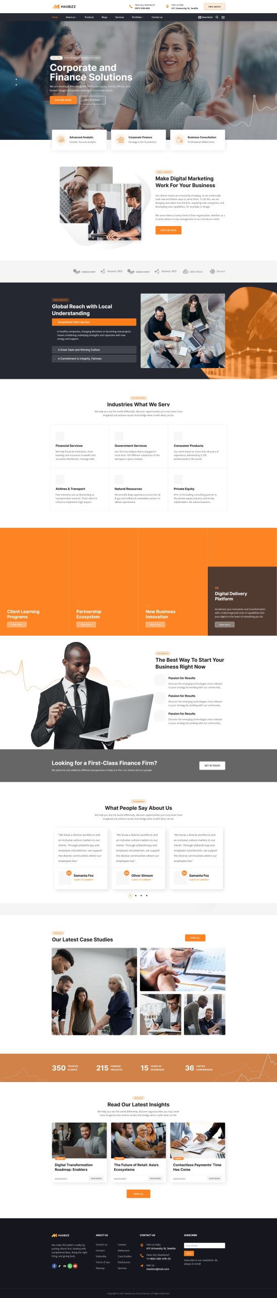 Mẫu Website GIỚI THIỆU CÔNG TY, DOANH NGHIỆP