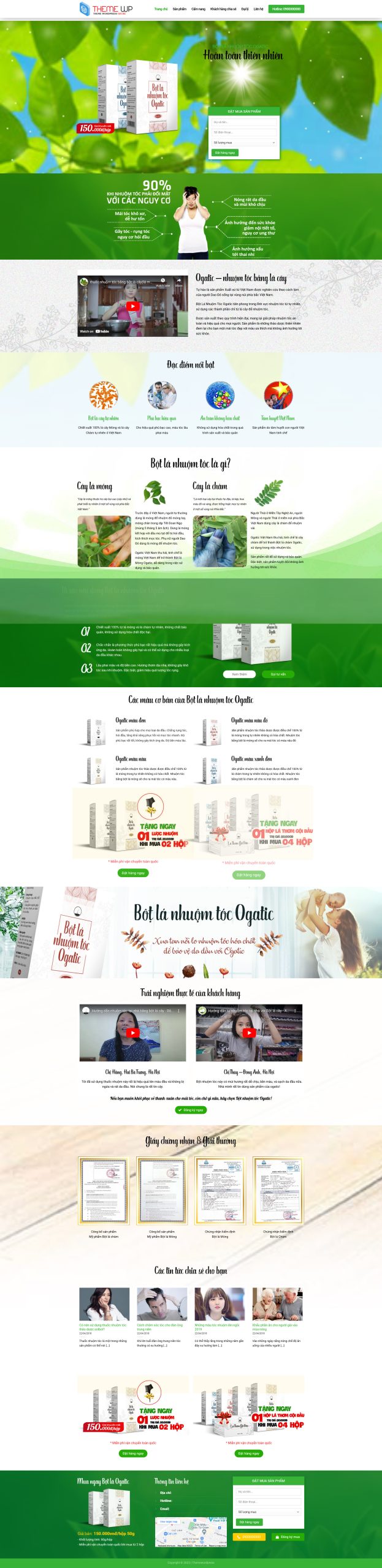 Mẫu Website KINH DOANH DƯỢC PHẨM 3