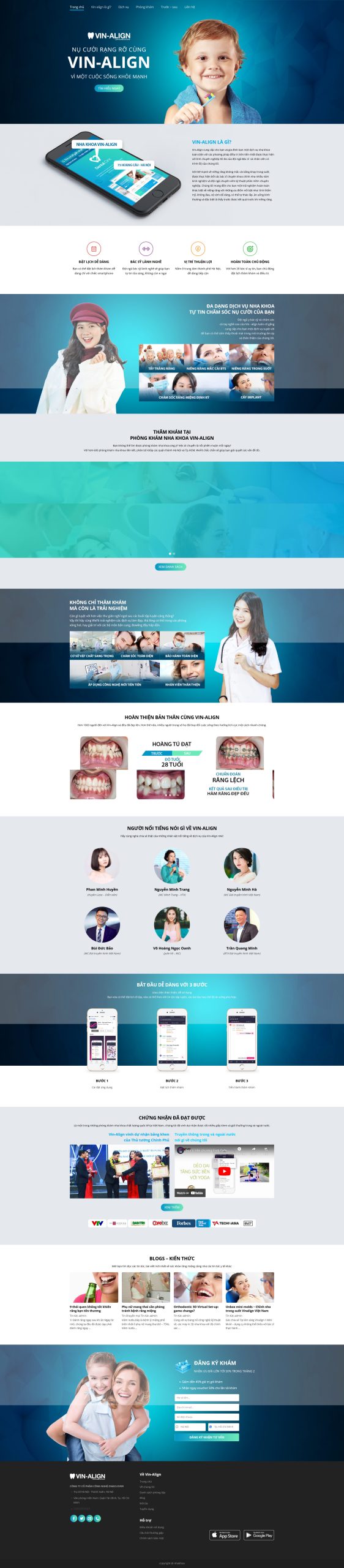 Mẫu Website NHA KHOA