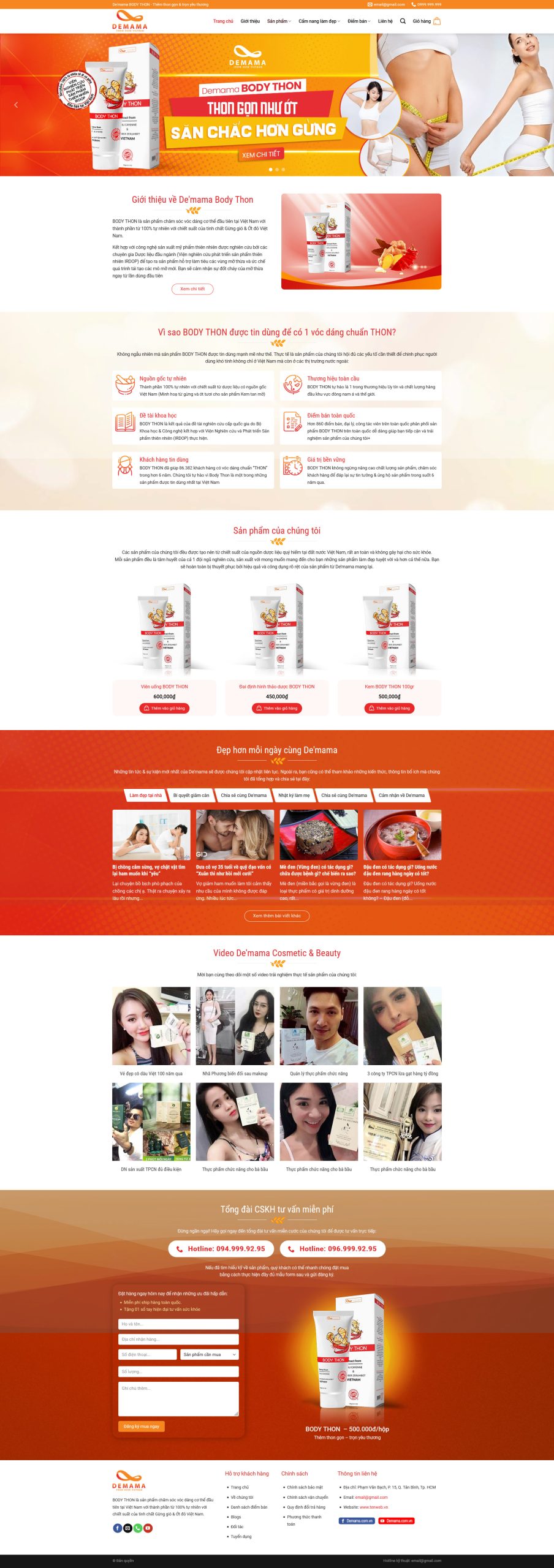 Mẫu Website KINH DOANH THỰC PHẨM 10 (Sao chép)